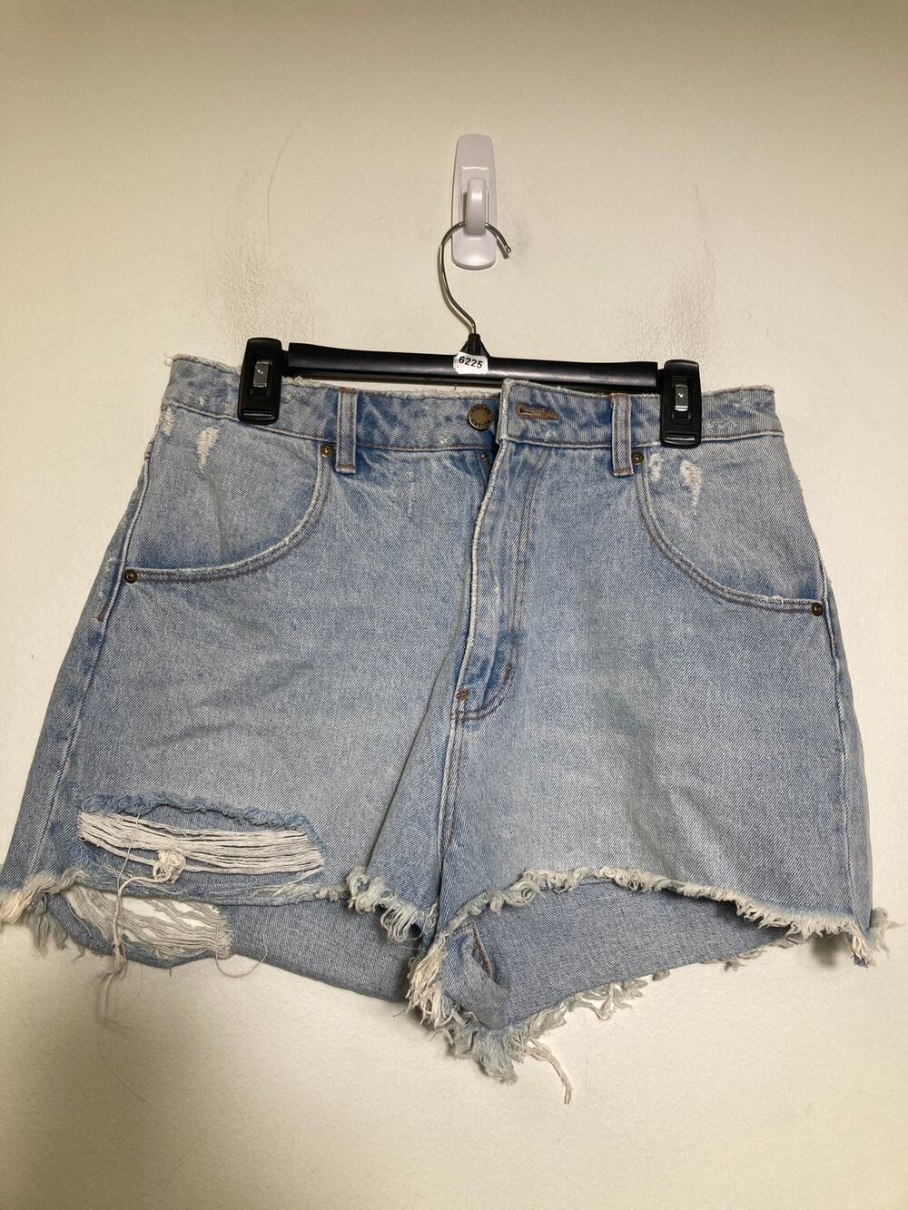 NWT Rolla's Duster Blue Denim High Rise Slim Jean Cutoffs Sz 31